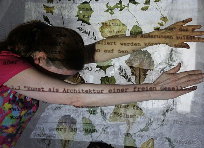 Kirsten K&ouml;tter: The Organic Kunstverein, Art Slam, Frankfurter Kunstverein, 25.01.2013. 'Kunst als Architektur einer freien Gesellschaft' (Herbert Marcuse).
