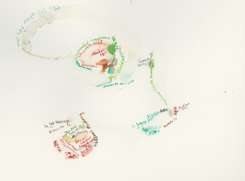 2026-03-02_kreistag4_haushalt3, watercolour, 24 × 32 cm (Kirsten Kötter)