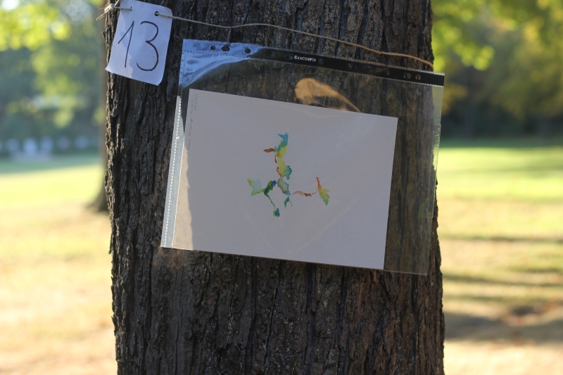 2025-08-19_malathon-chemnitz_13_baum_2851, watercolour, 17 × 24 cm (Kirsten Kötter)