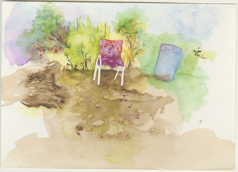 2004_oberstedten_skizze, sketch, 17 &times; 24 cm (Kirsten Kötter)