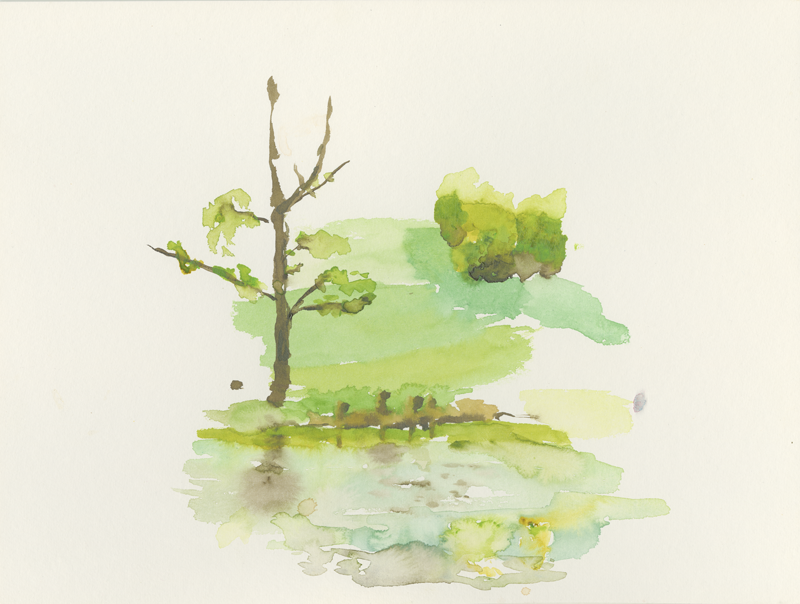 2022-05-03_fischteich-skizze-2, 24 &times; 32 cm (Kirsten Kötter)