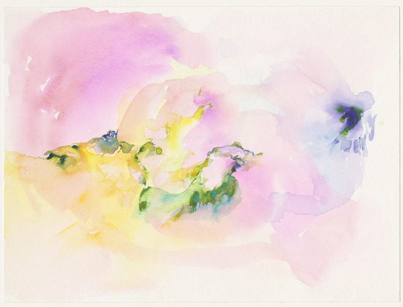 2005_6-1-1_187_rosa-wirbel_meze_f, watercolour, 30 × 40 cm (Kirsten Kötter)