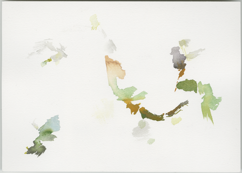 2017-06-23_kevo-pollen-pekola,
  watercolour, 17 × 24 cm (Kirsten Kötter)