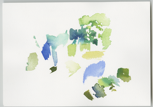 2017-06-27_kevo-weather-station,
  watercolour, 17 × 24 cm (Kirsten Kötter)