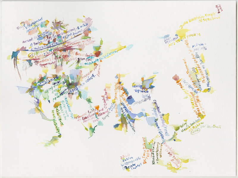 kirsten-koetter_2019-05-16_plenarsitzung-2, 
  plenary session Landtag (German state parliament) Rheinland-Pfalz, Mainz, 
  watercolour, 30 × 40 cm (Kirsten Kötter