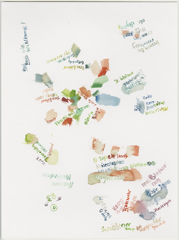 _2019-05-29_ausschuss-medien-2, committee on media, digital infrastructure and Internet politics, 
  house of representatives Mainz,  
  watercolour, 30 × 40 cm (Kirsten Kötter)