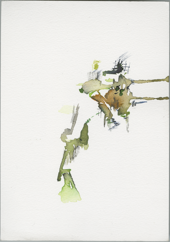 2019-10-13_bad-hersfeld_autobahnmeisterei, watercolour, 17 &times; 12 cm (Kirsten Kötter)