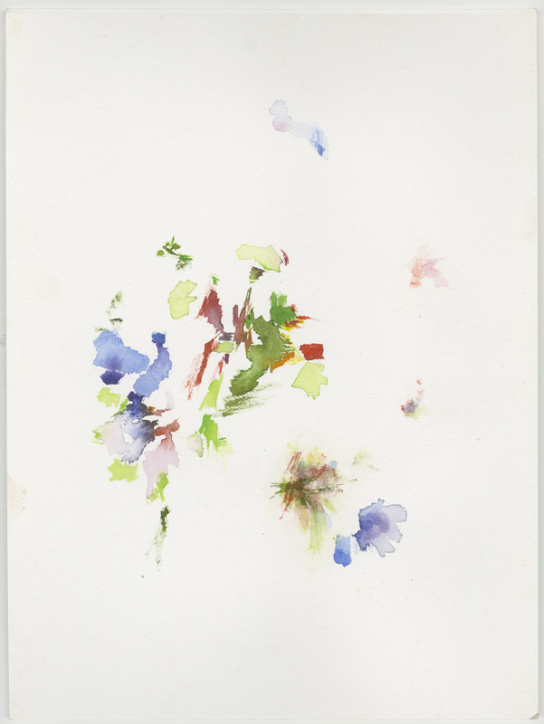 2020-04-04_sonne-wind-fischteich, watercolour, 32 &times; 24 cm (Kirsten Kötter)