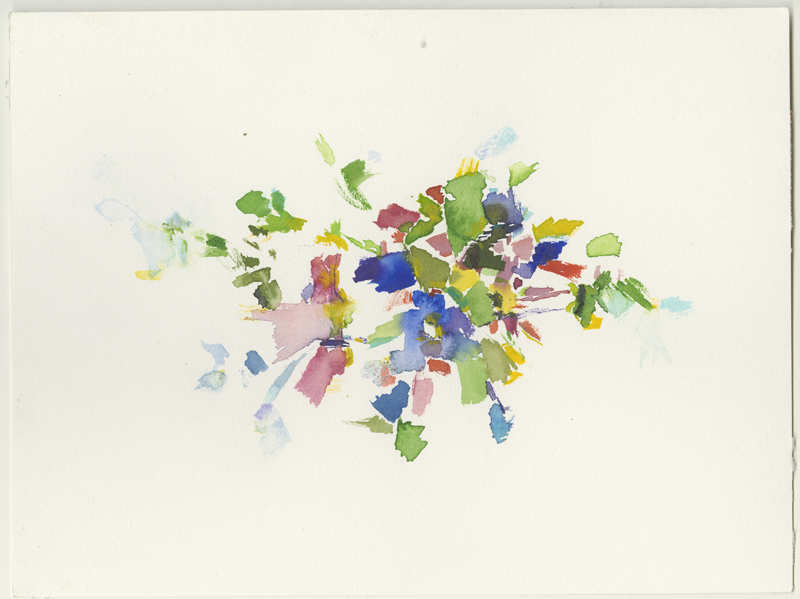 2020-05-17_fischteich, watercolour, 24 &times; 32 cm (Kirsten Kötter)