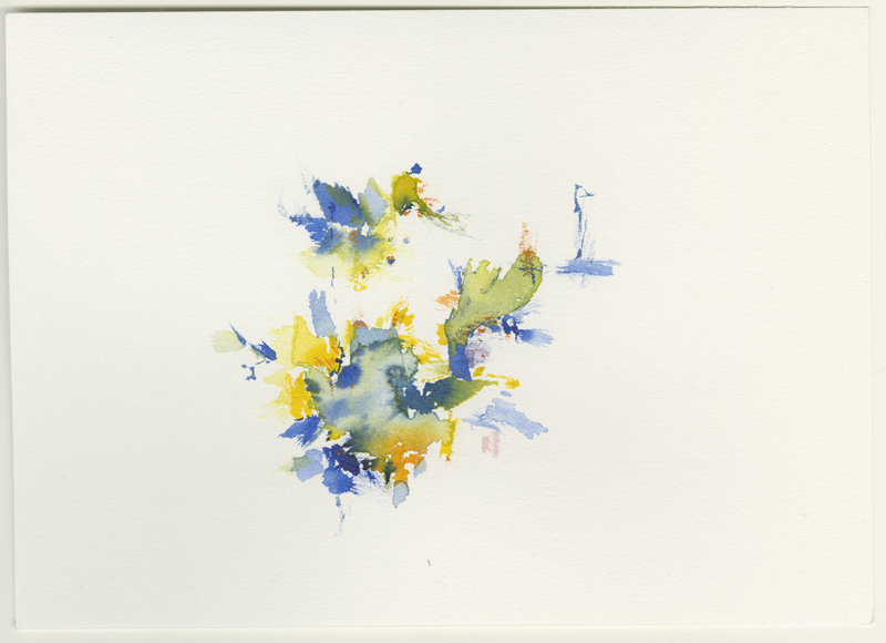 2020-09-01_warnemuende2, watercolour, 17 &times; 24 cm (Kirsten Kötter)