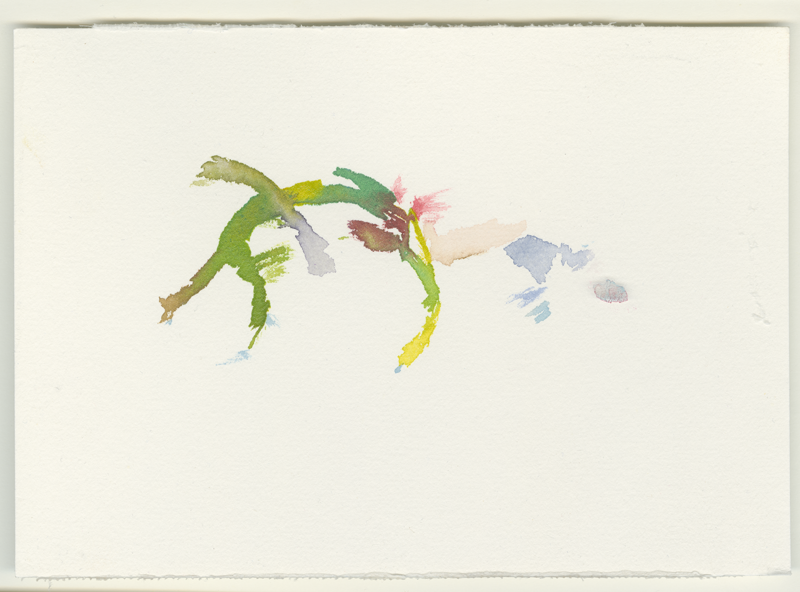 2022-05-01_wisper-trail-langenseifen-friedhofskapelle, watercolour, 12 × 17 cm (Kirsten Kötter)